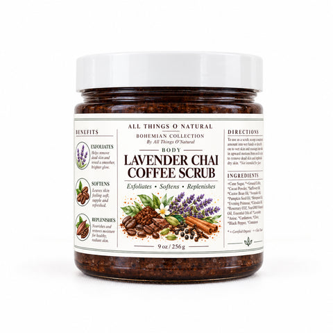 8oz LAVENDER CHAI COFFEE SUGAR SCRUB
