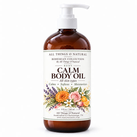 8oz CALM Bath + Body Oil