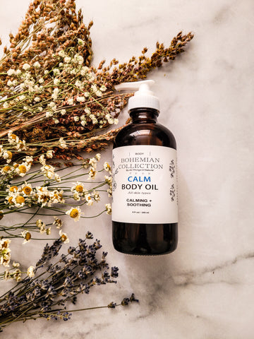 8oz CALM Bath + Body Oil