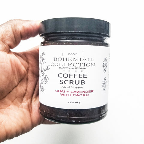 8oz LAVENDER CHAI COFFEE SUGAR SCRUB