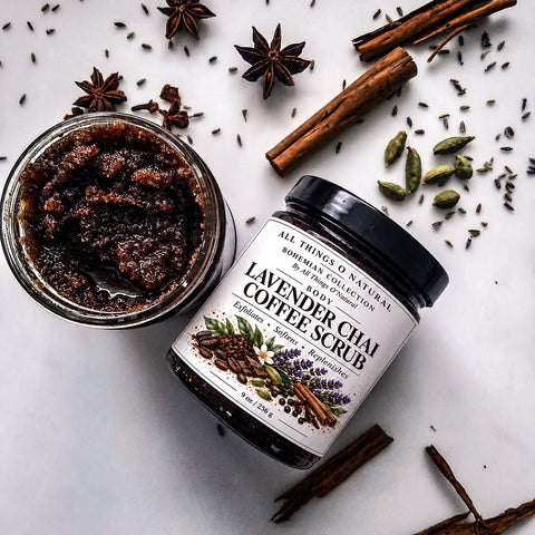 8oz LAVENDER CHAI COFFEE SUGAR SCRUB