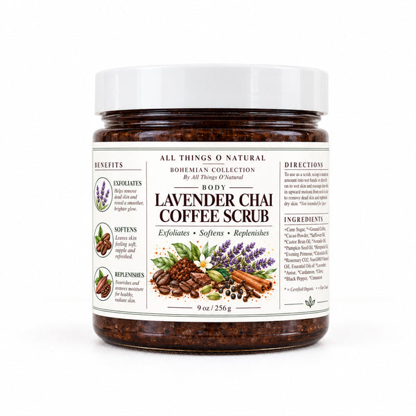 8oz LAVENDER CHAI COFFEE SUGAR SCRUB